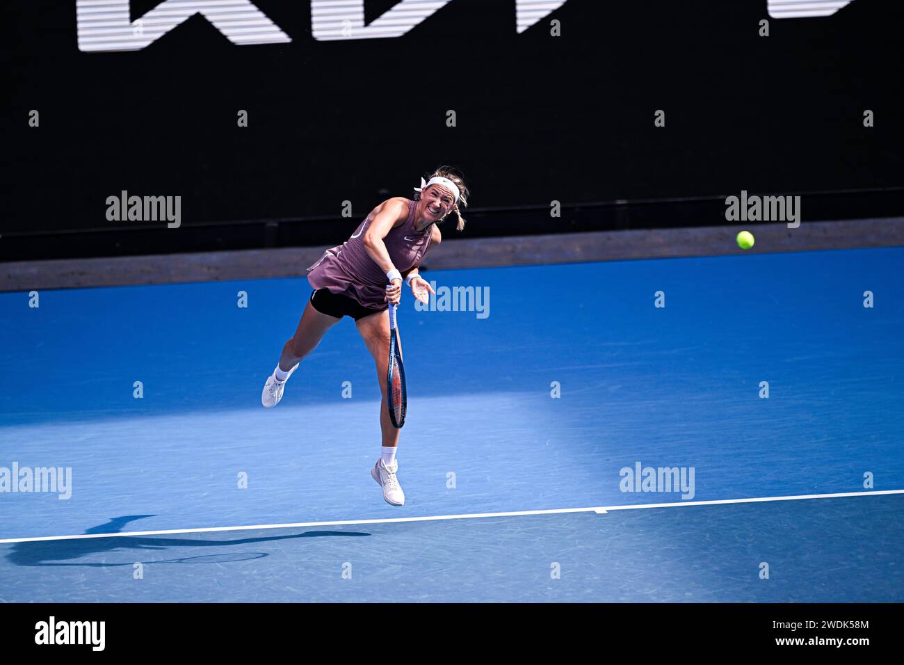 Paris, France. 20th Jan, 2024. Victoria Azarenka during the Australian