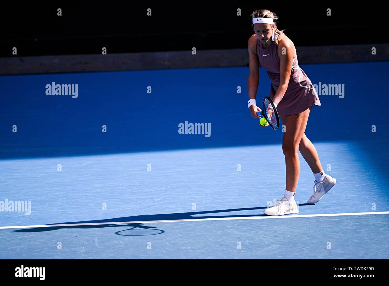 Paris, France. 20th Jan, 2024. Victoria Azarenka during the Australian