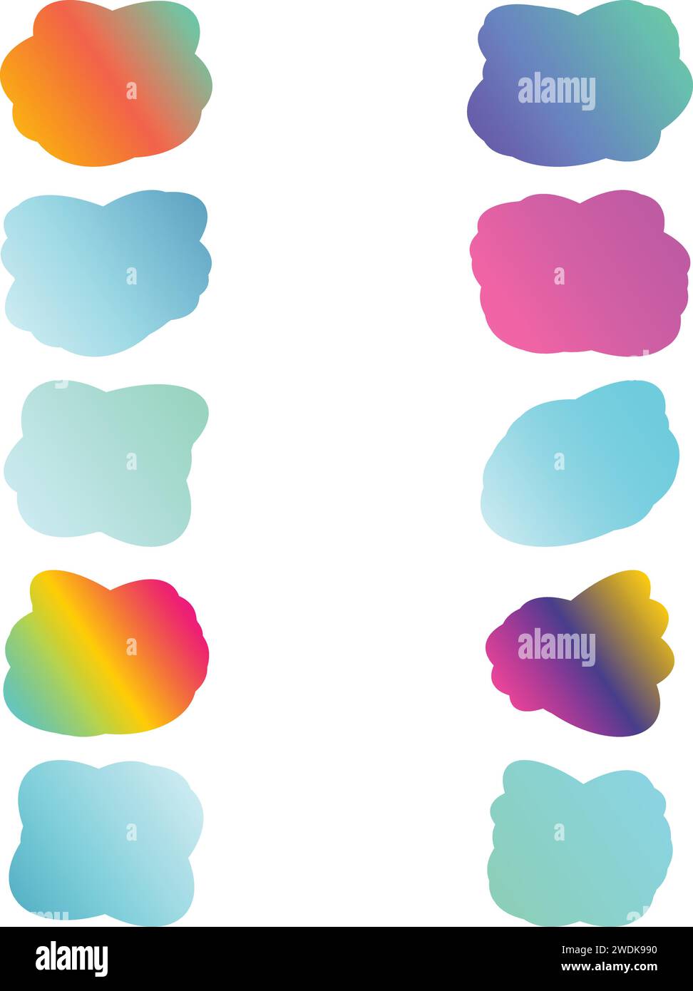 Speech bubble style text Stock Vector Images - Alamy