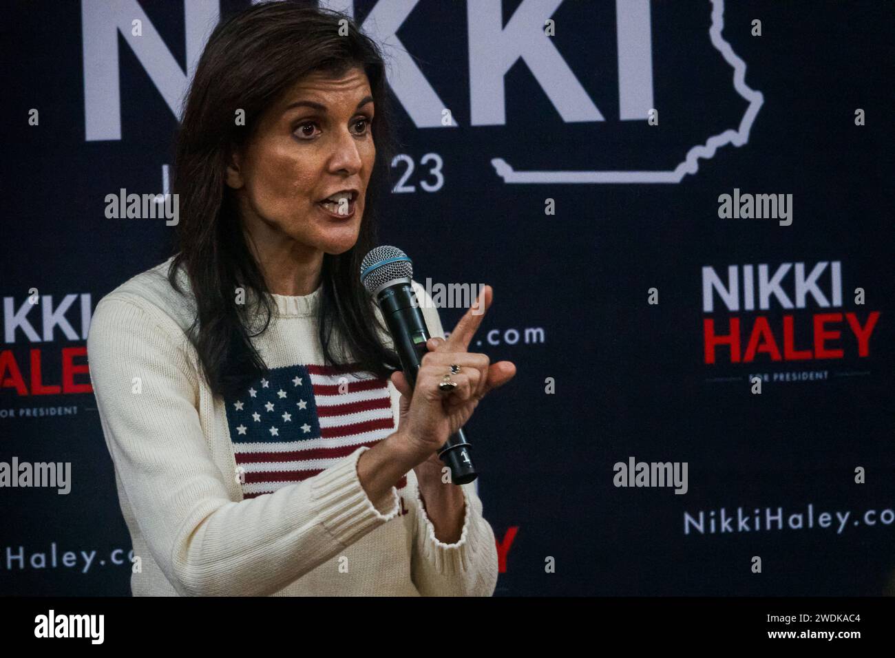 Peterborough, New Hampshire, USA. 20th Jan, 2024. Presidential