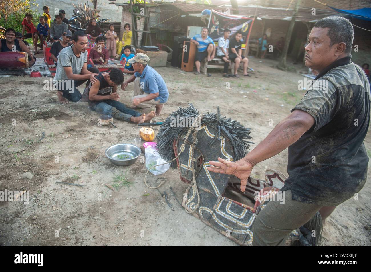 Indonesia. 21st Jan, 2024. Indigenous Javanese men act the same as ...