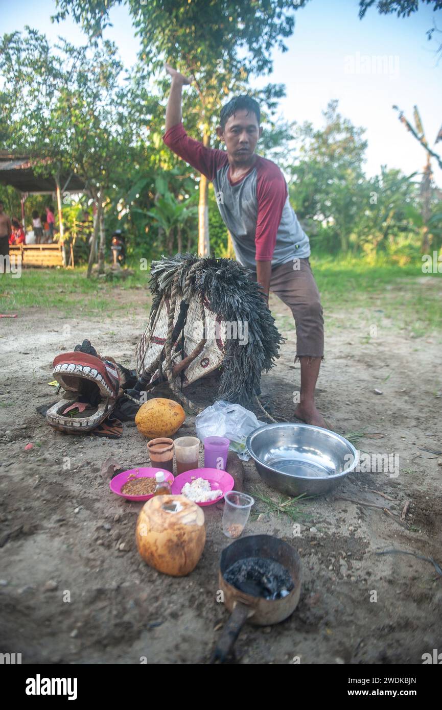 Indonesia. 21st Jan, 2024. Indigenous Javanese men act the same as ...