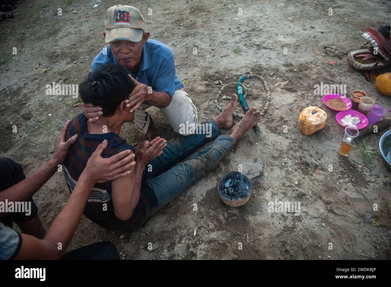Indonesia. 21st Jan, 2024. Indigenous Javanese men act the same as ...