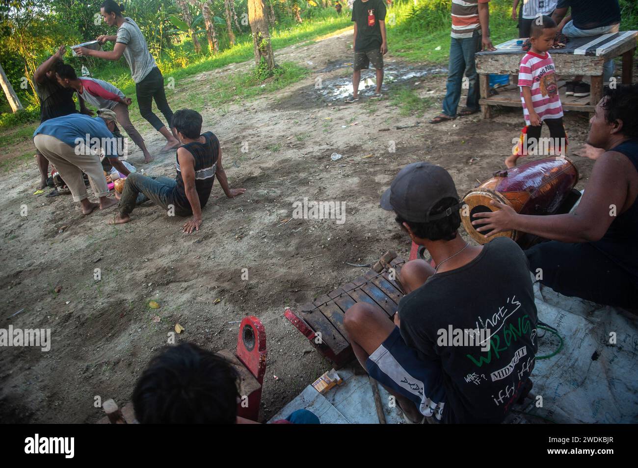 Indonesia. 21st Jan, 2024. Indigenous Javanese men act the same as ...
