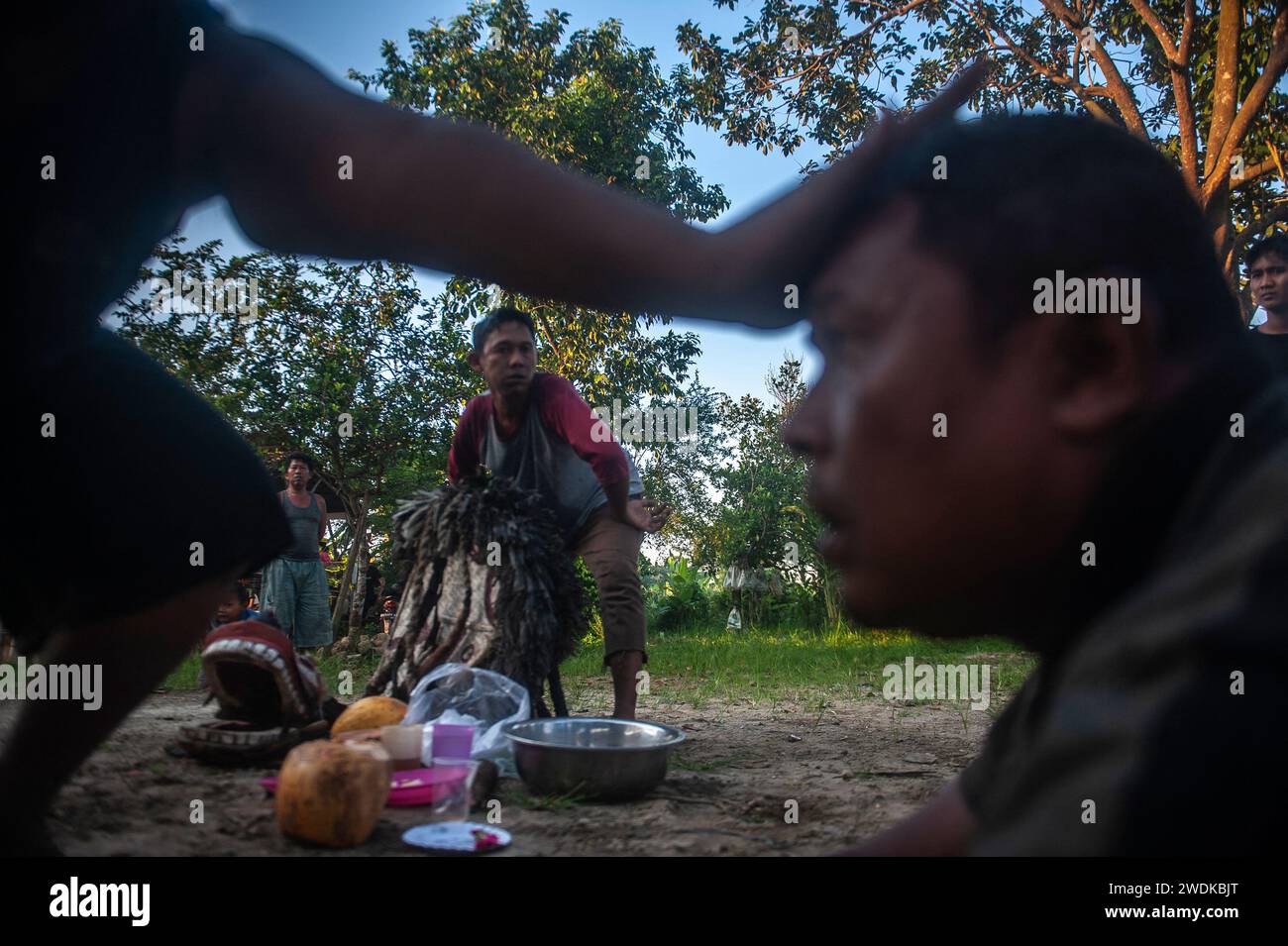 Indonesia. 21st Jan, 2024. Indigenous Javanese men act the same as ...