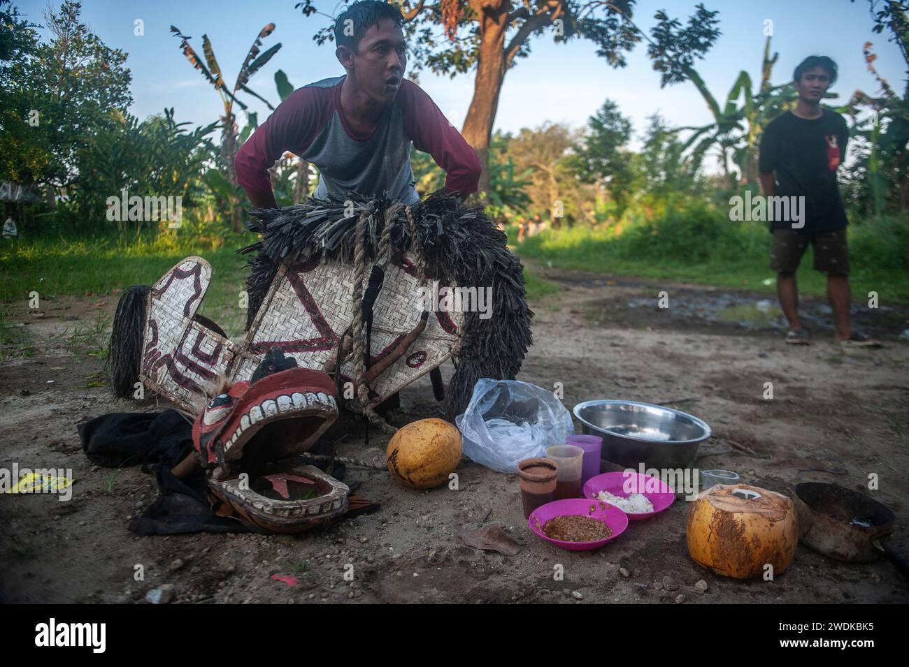 Indonesia. 21st Jan, 2024. Indigenous Javanese men act the same as ...