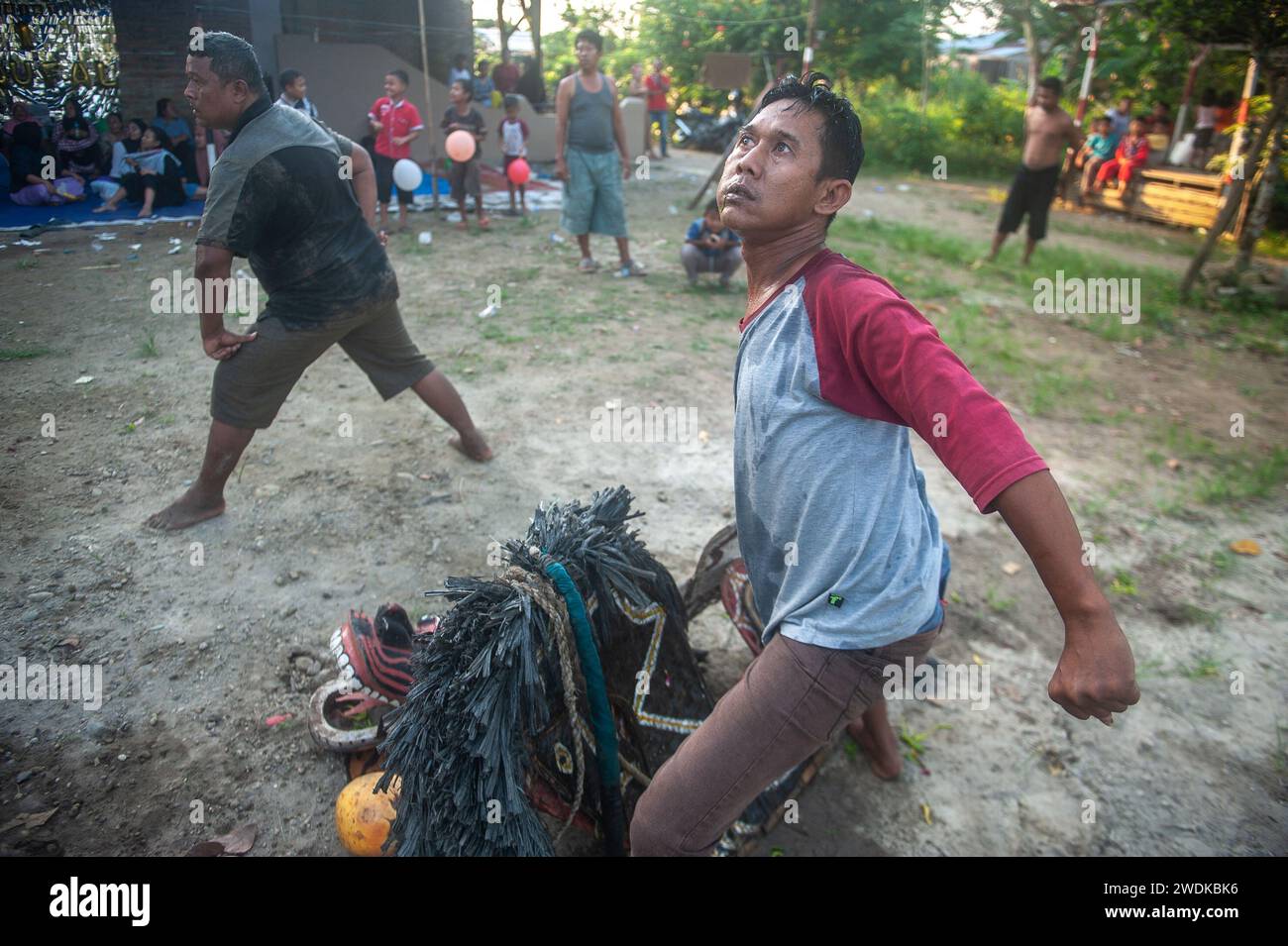 Indonesia. 21st Jan, 2024. Indigenous Javanese men act the same as ...