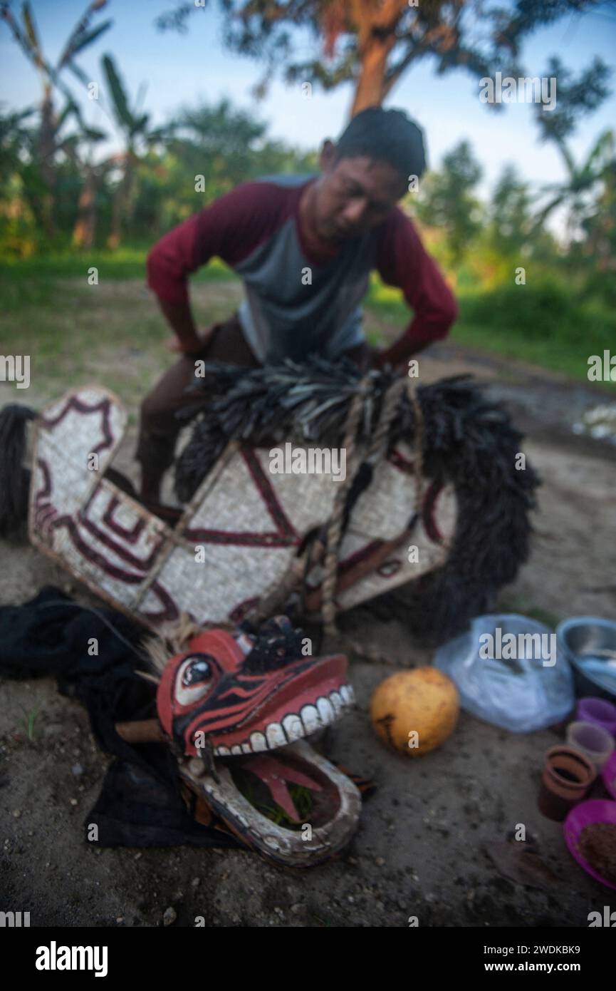 Indonesia. 21st Jan, 2024. Indigenous Javanese men act the same as ...