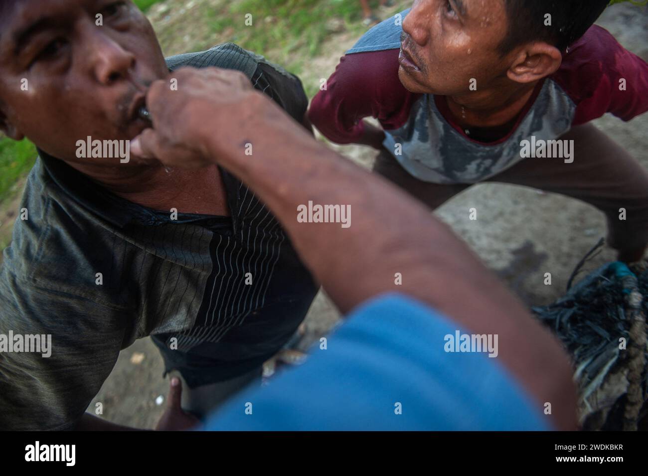 Indonesia. 21st Jan, 2024. Indigenous Javanese men act the same as ...