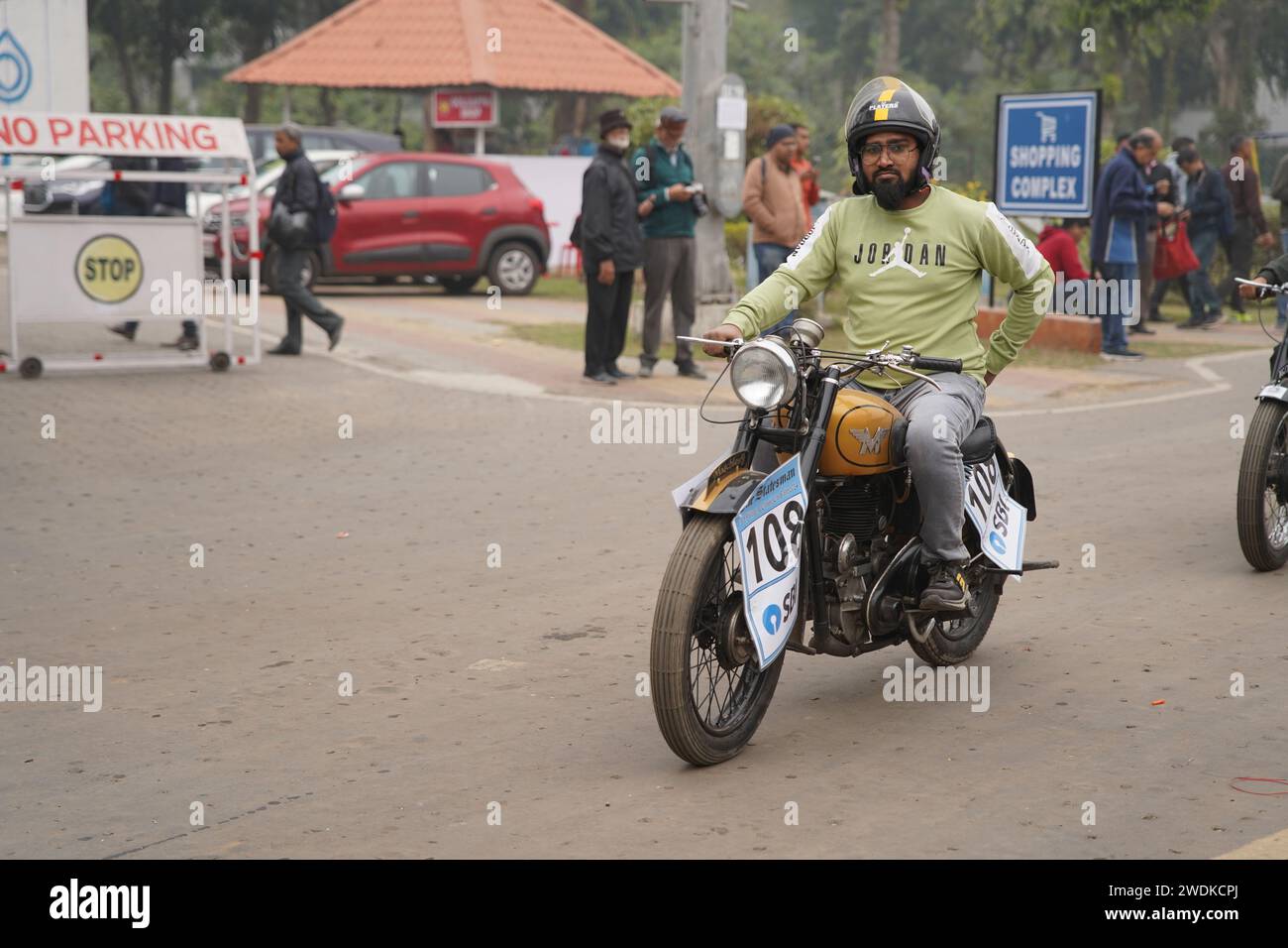 Two Wheeler Rally Kolkata, West Bengal, India. 21st Jan, 2024. In a dazzling display of ...