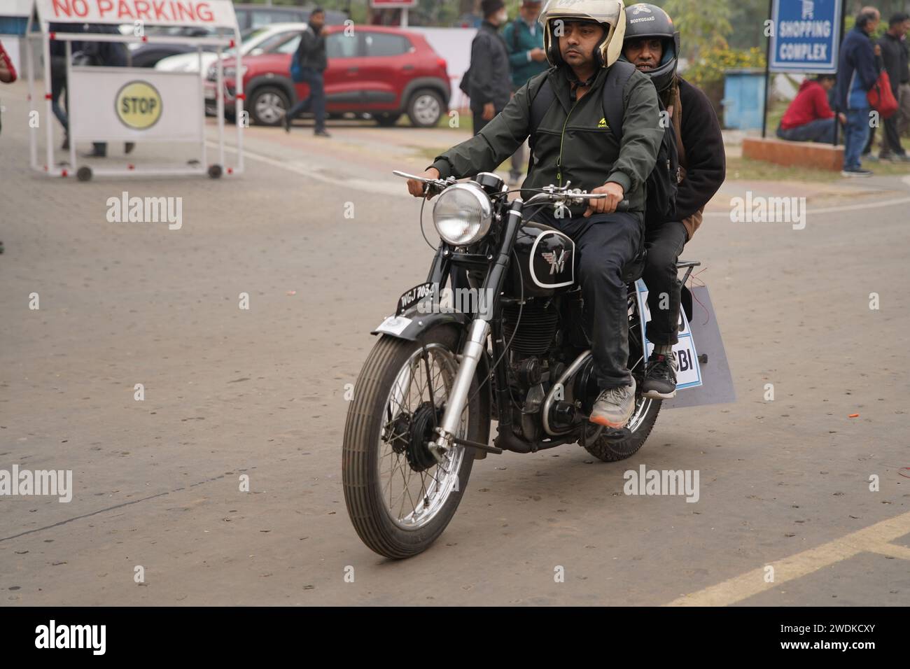 Two Wheeler Rally Kolkata, West Bengal, India. 21st Jan, 2024. In a dazzling display of ...