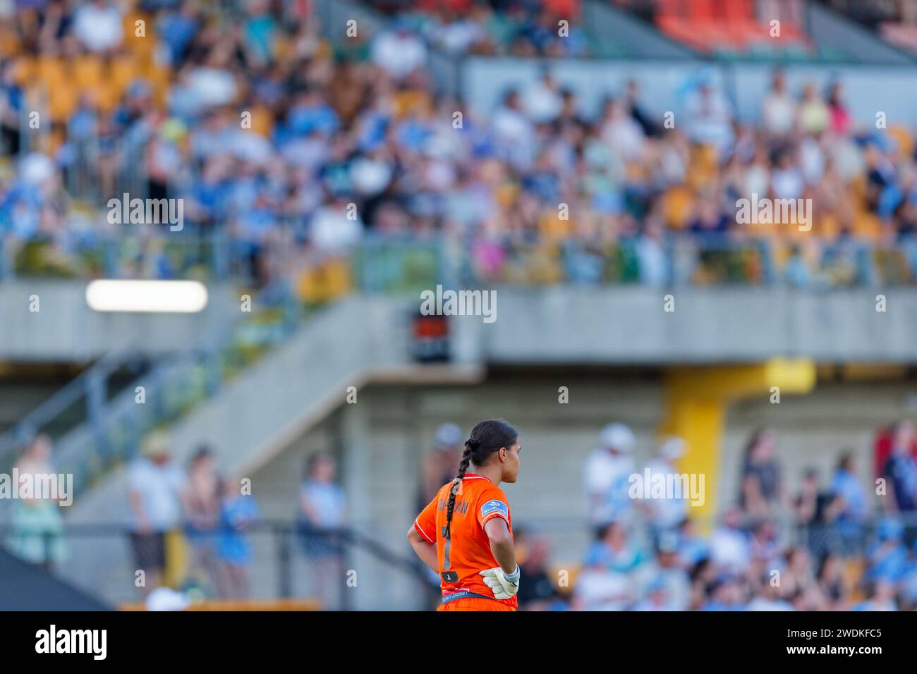 Sydney, Australia. 21st Jan, 2024. Jada Whyman of Sydney FC looks on during the A-League Women Rd13 match between Sydney FC and Newcastle Jets at Leichhardt Oval on January 21, 2024 in Sydney, Australia Credit: IOIO IMAGES/Alamy Live News Stock Photo