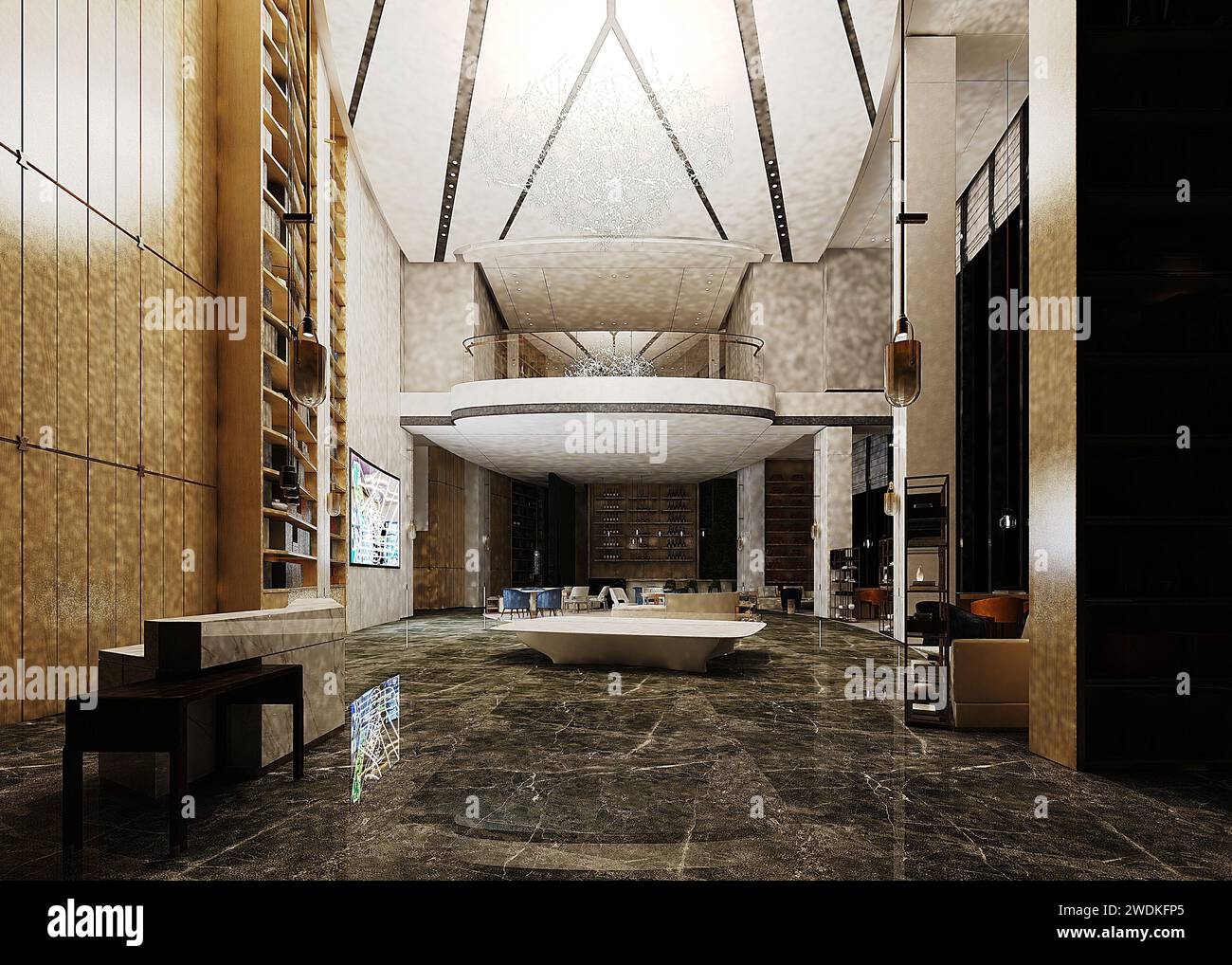 Luxury hotel reception hi-res stock photography and images - Alamy