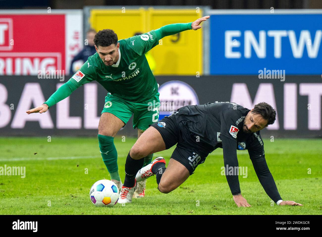 21 January 2024, North RhineWestphalia, Paderborn Soccer Bundesliga