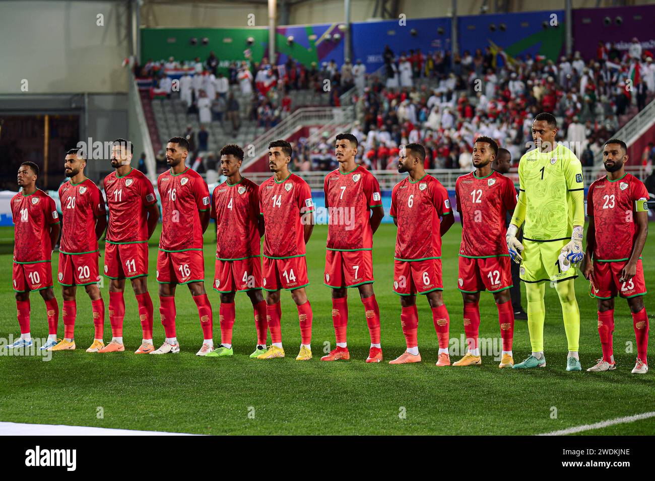 Doha, Qatar. 21 January, 2024. OMAN VS THAILAND ：Group F AFC Asian