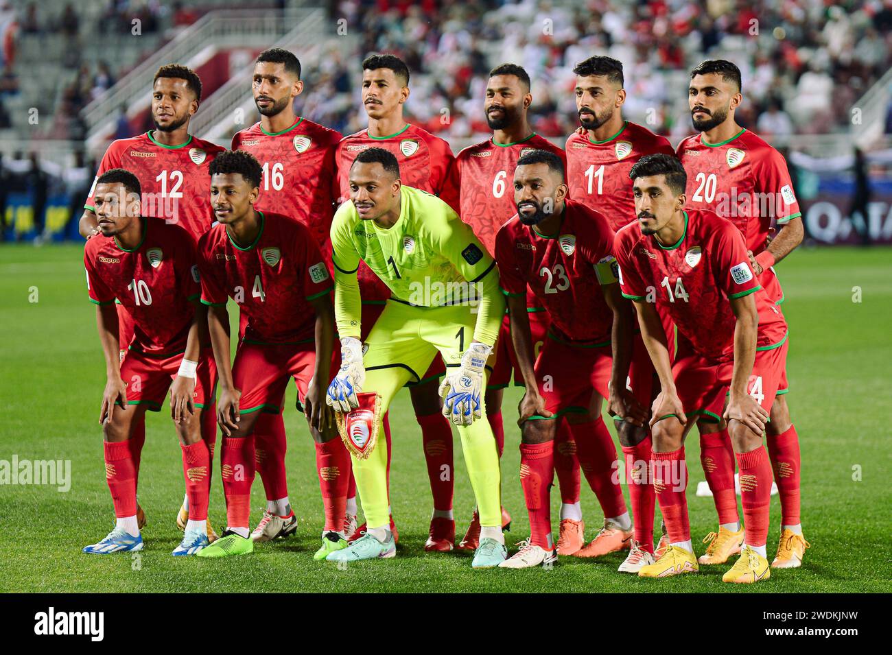 Doha, Qatar. 21 January, 2025. OMAN VS THAILAND ：Group F AFC Asian