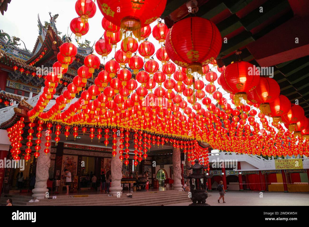 Kuala Lumpur, The Thean Hou Temple has been preparing for the Spring