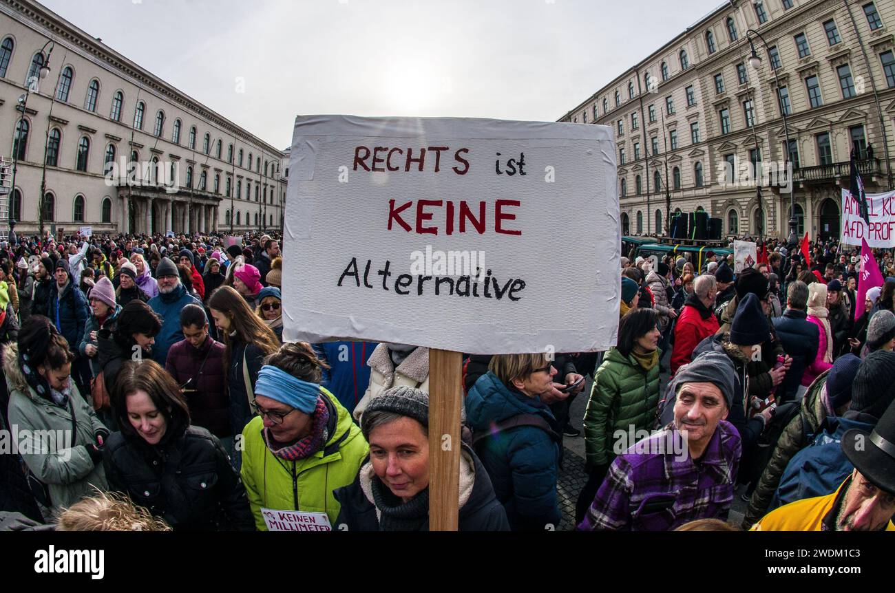 January 21, 2024: Joining over 100,000 people in cities across Germany ...