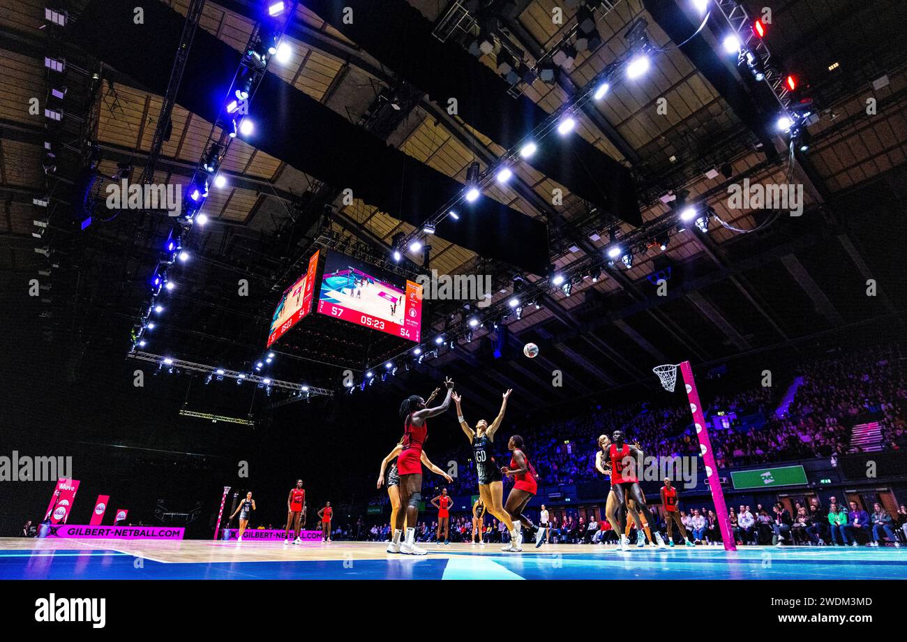 General view of play during the Vitality Netball Nations Cup match at ...