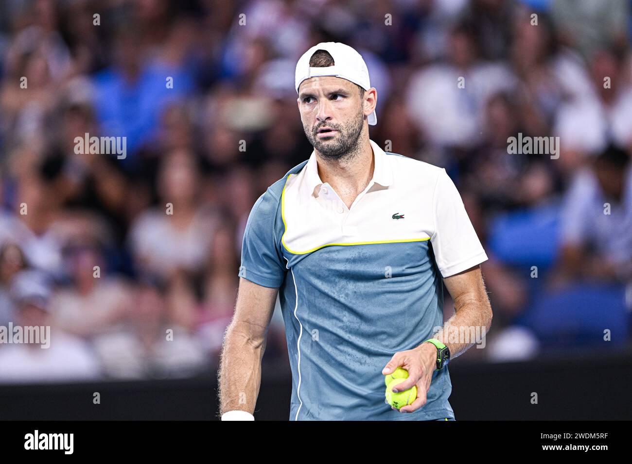 Grigor Dimitrov of Bulgaria during the Australian Open AO 2024 Grand