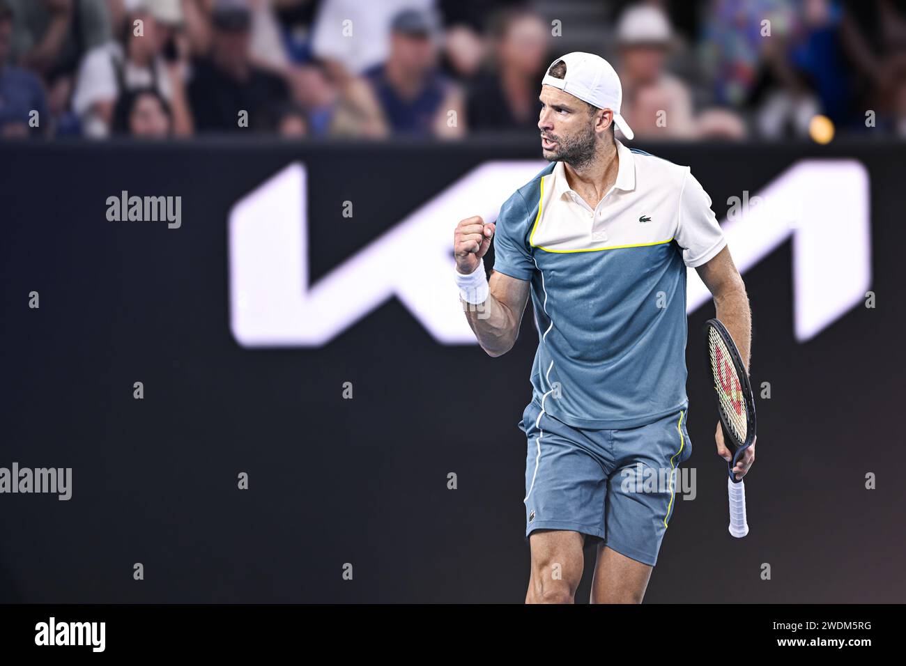 Grigor Dimitrov of Bulgaria during the Australian Open AO 2024 Grand