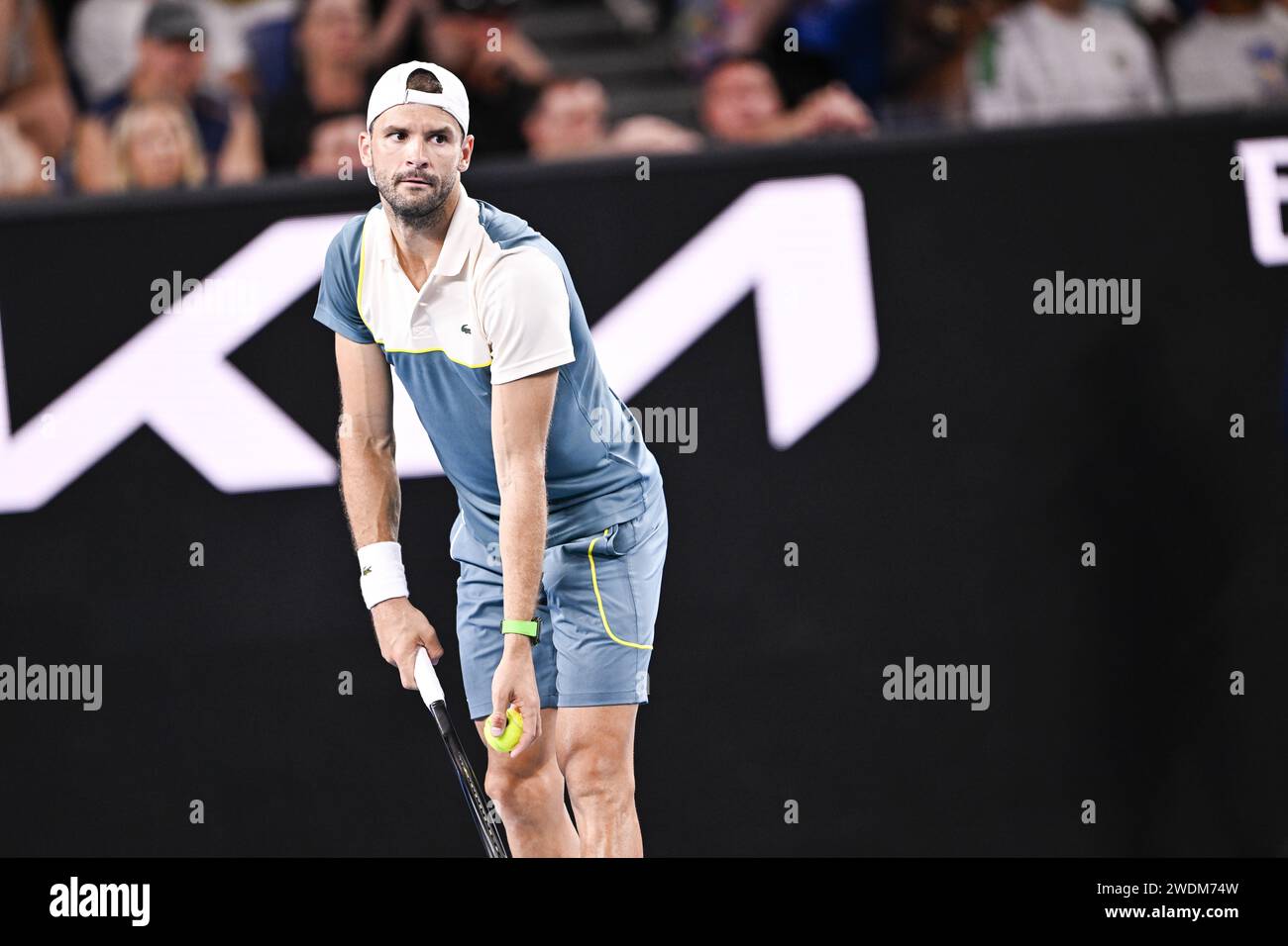 Grigor Dimitrov of Bulgaria during the Australian Open AO 2025 Grand