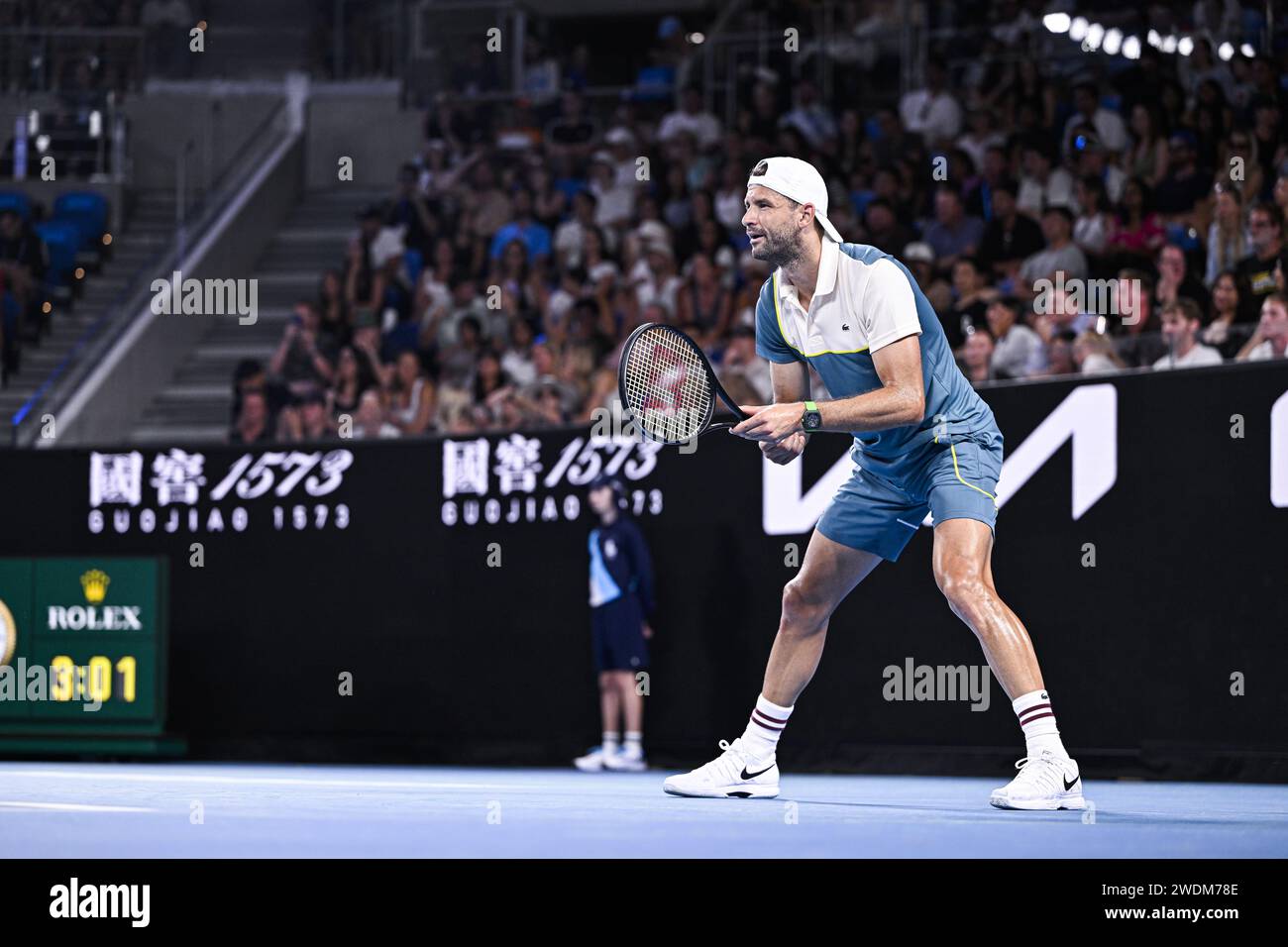 Grigor Dimitrov of Bulgaria during the Australian Open AO 2024 Grand