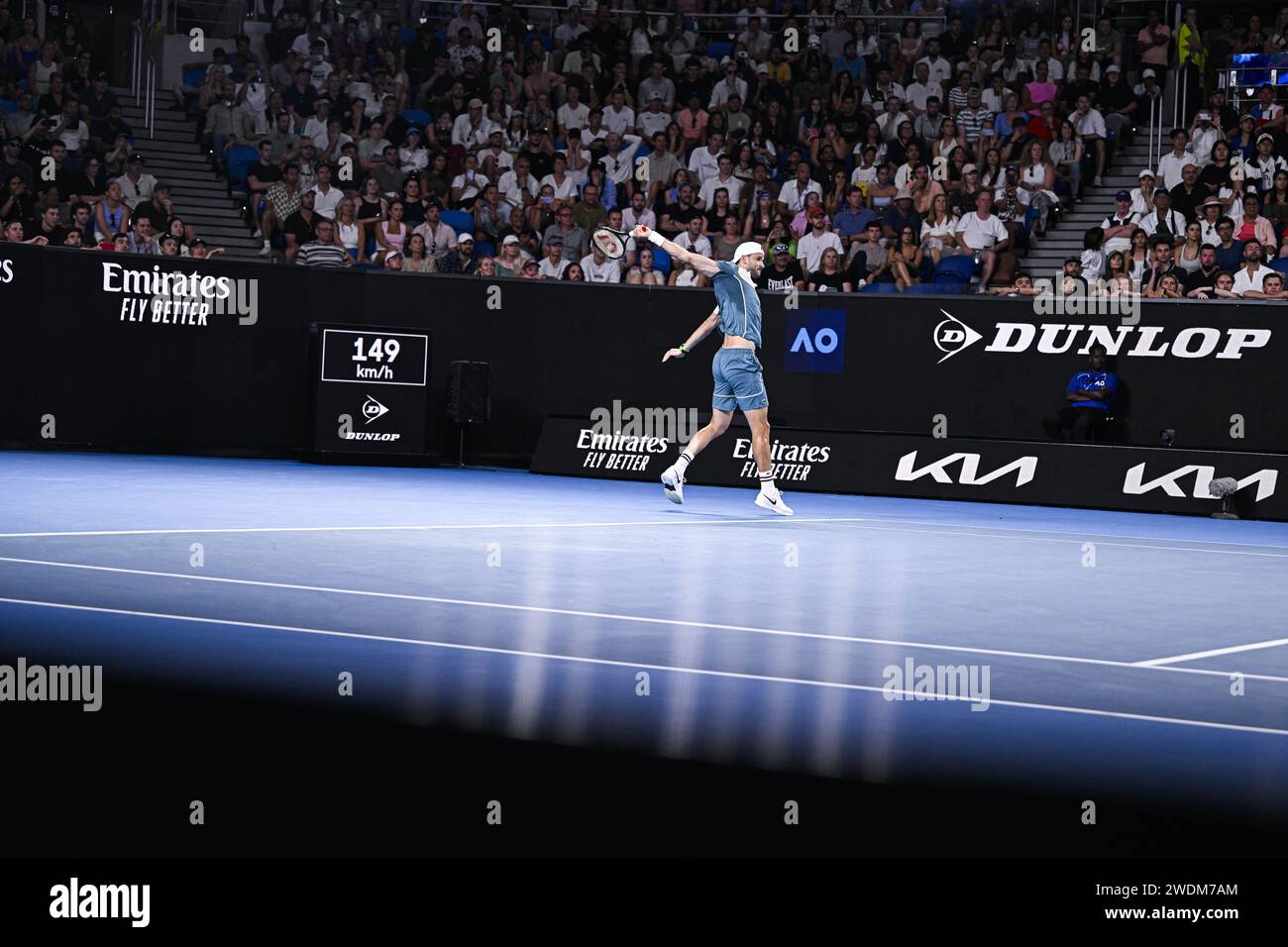 Grigor Dimitrov of Bulgaria during the Australian Open AO 2024 Grand