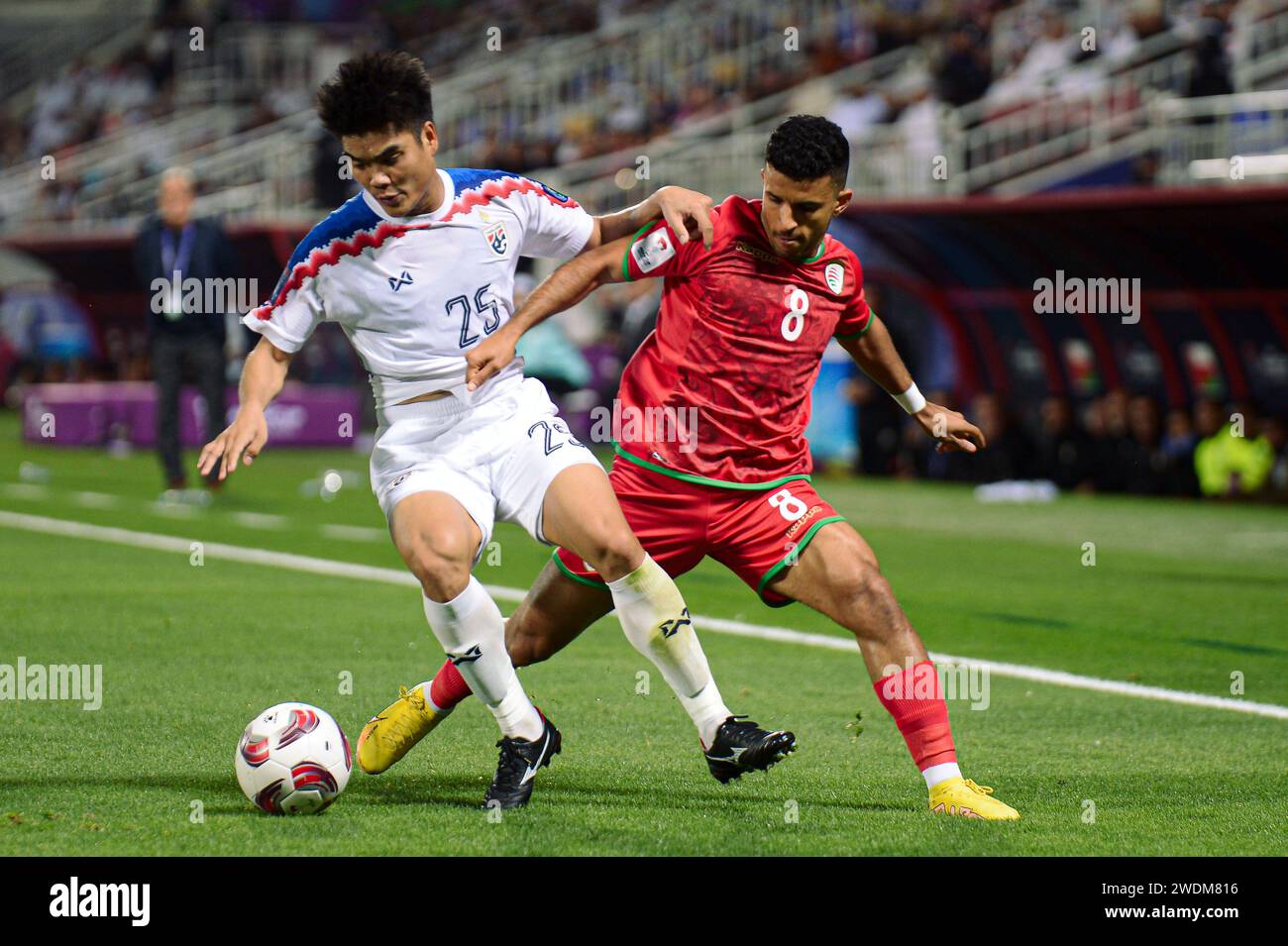 Doha, Qatar. 22 January, 2024. OMAN VS THAILAND ：Group F - AFC Asian ...