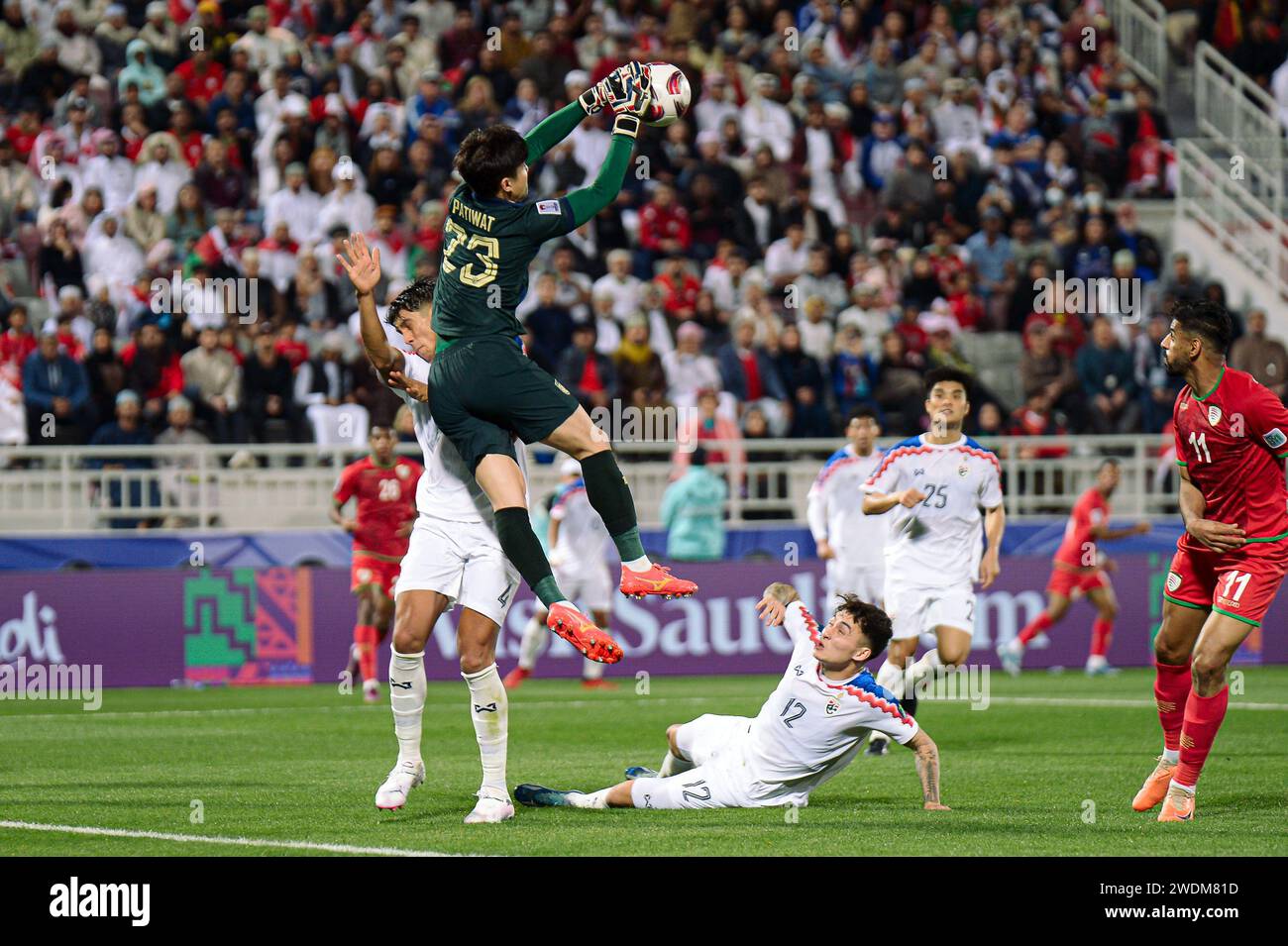 Doha, Qatar. 22 January, 2024. OMAN VS THAILAND ：Group F - AFC Asian ...