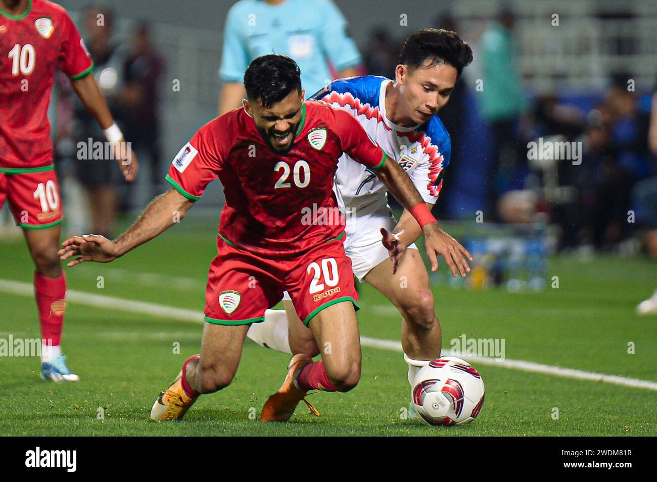 Doha, Qatar. 22 January, 2024. OMAN VS THAILAND ：Group F - AFC Asian ...