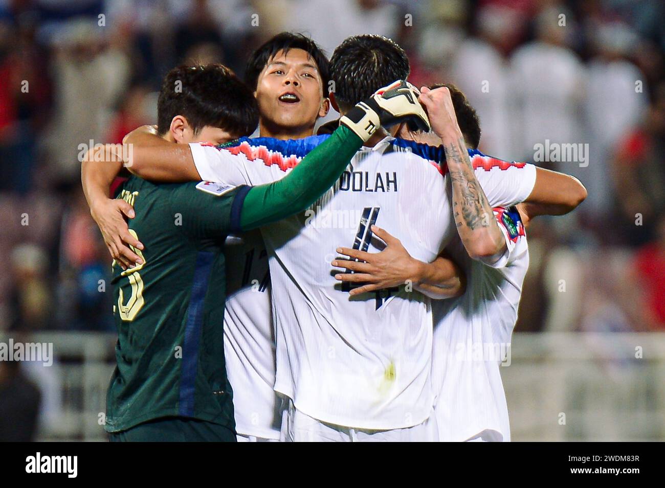 Doha, Qatar. 22 January, 2024. OMAN VS THAILAND ：Group F - AFC Asian ...