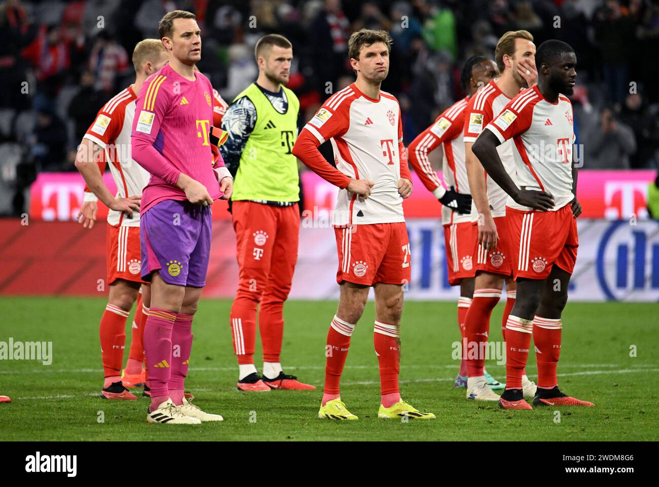  Foto zu 21 January 2024, Bavaria, Munich: Soccer, Bundesliga, FC Bayern Munich 