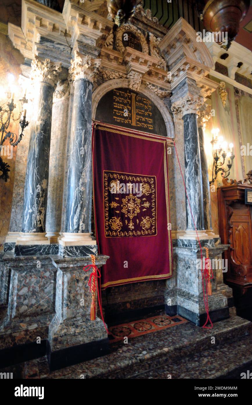 Padua, Italy. Jewish synagogue, the Torah ark Stock Photo - Alamy