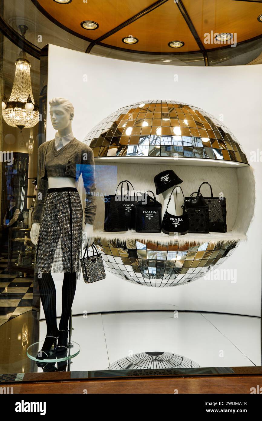 Prada shop front hi-res stock photography and images - Alamy