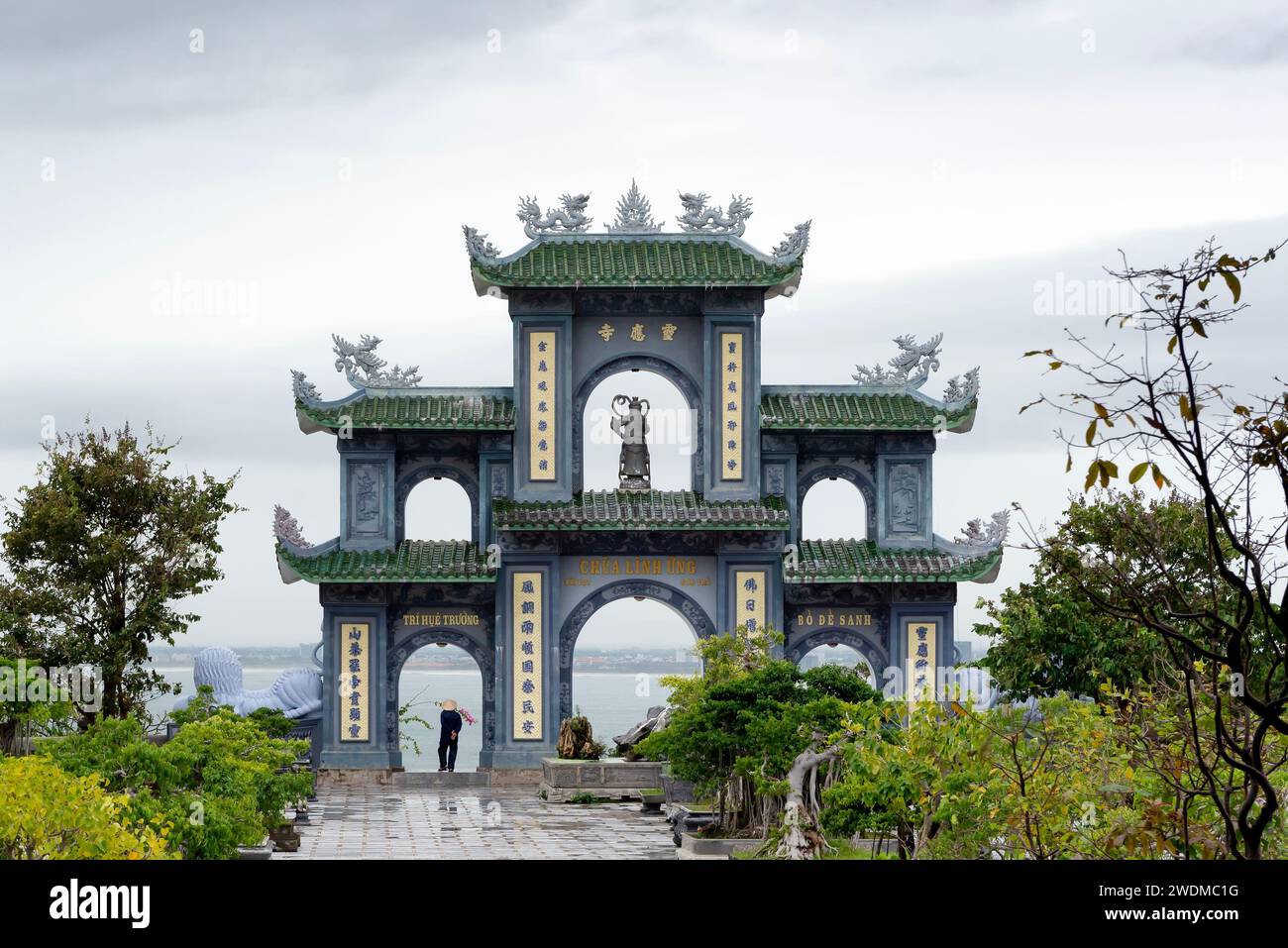 Linh Ung Pagoda (Bai But) in Da Nang, Vietnam Stock Photo