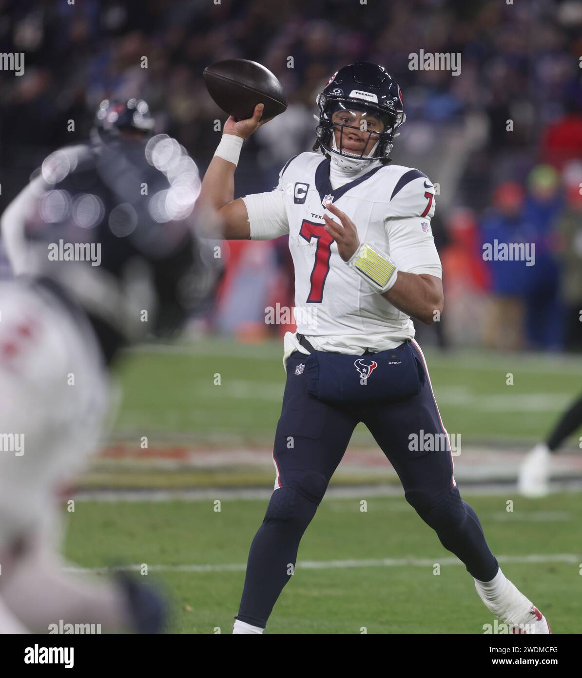 January 20, 2024 Houston Texans QB C.J. Stroud (7) in action during