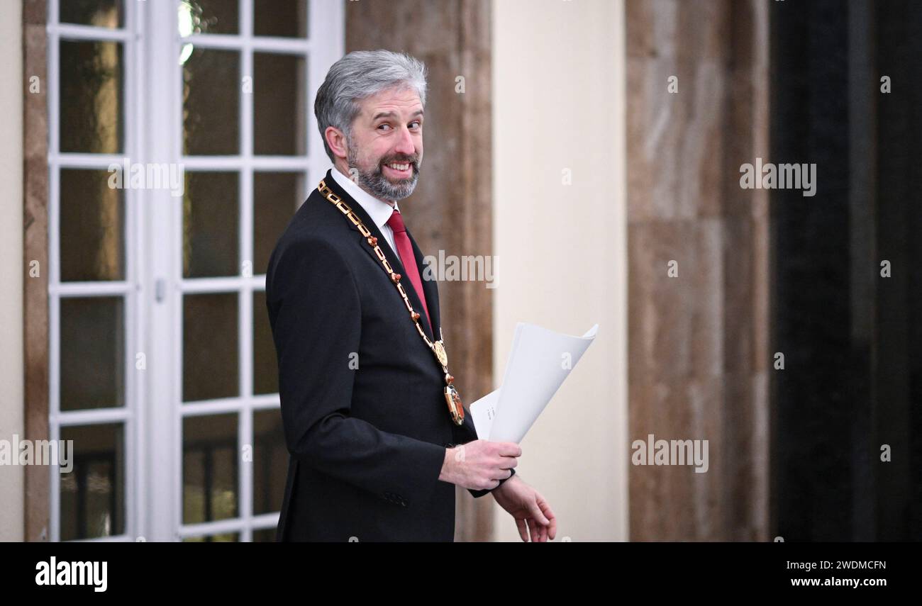 Tuebingen 19.01.2024 Neujahrsempfang der Universitaetsstadt Tuebingen