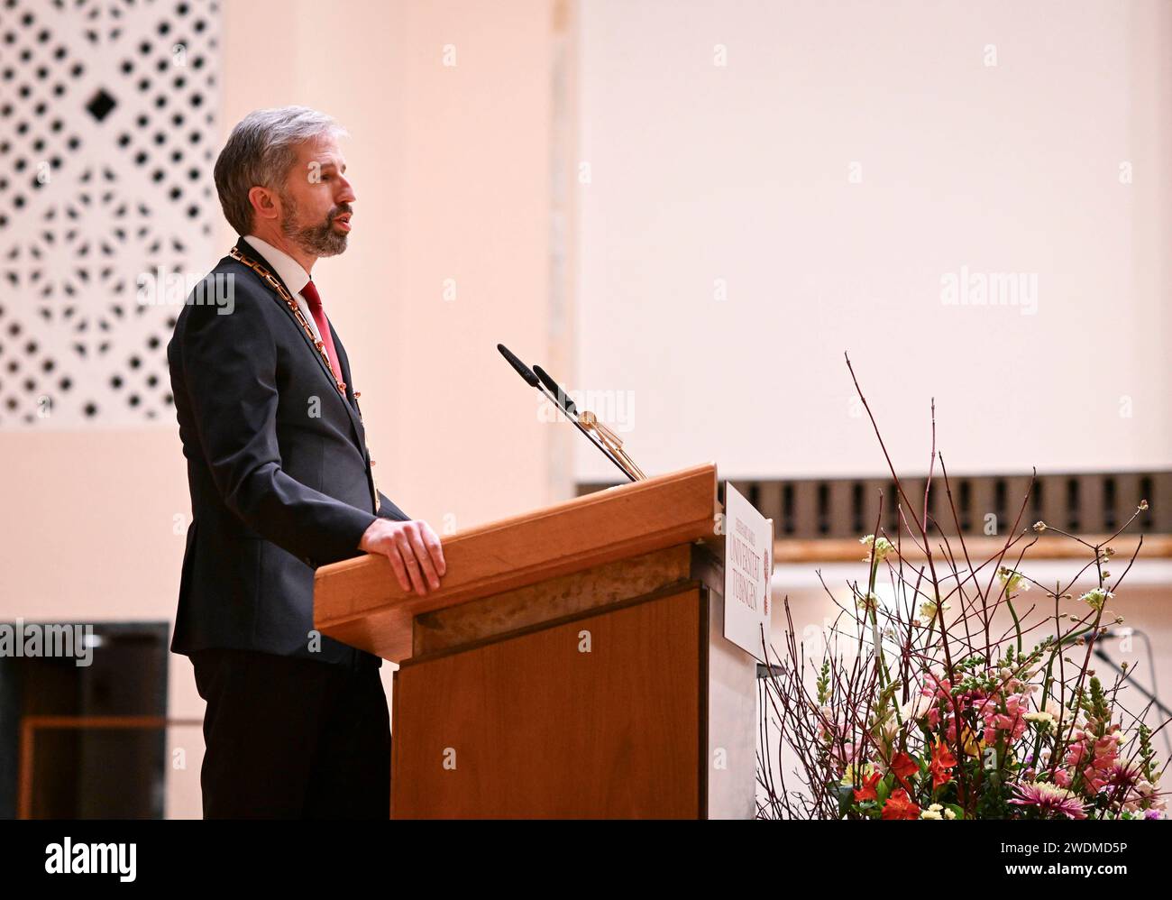 Tuebingen 19.01.2024 Neujahrsempfang der Universitaetsstadt Tuebingen