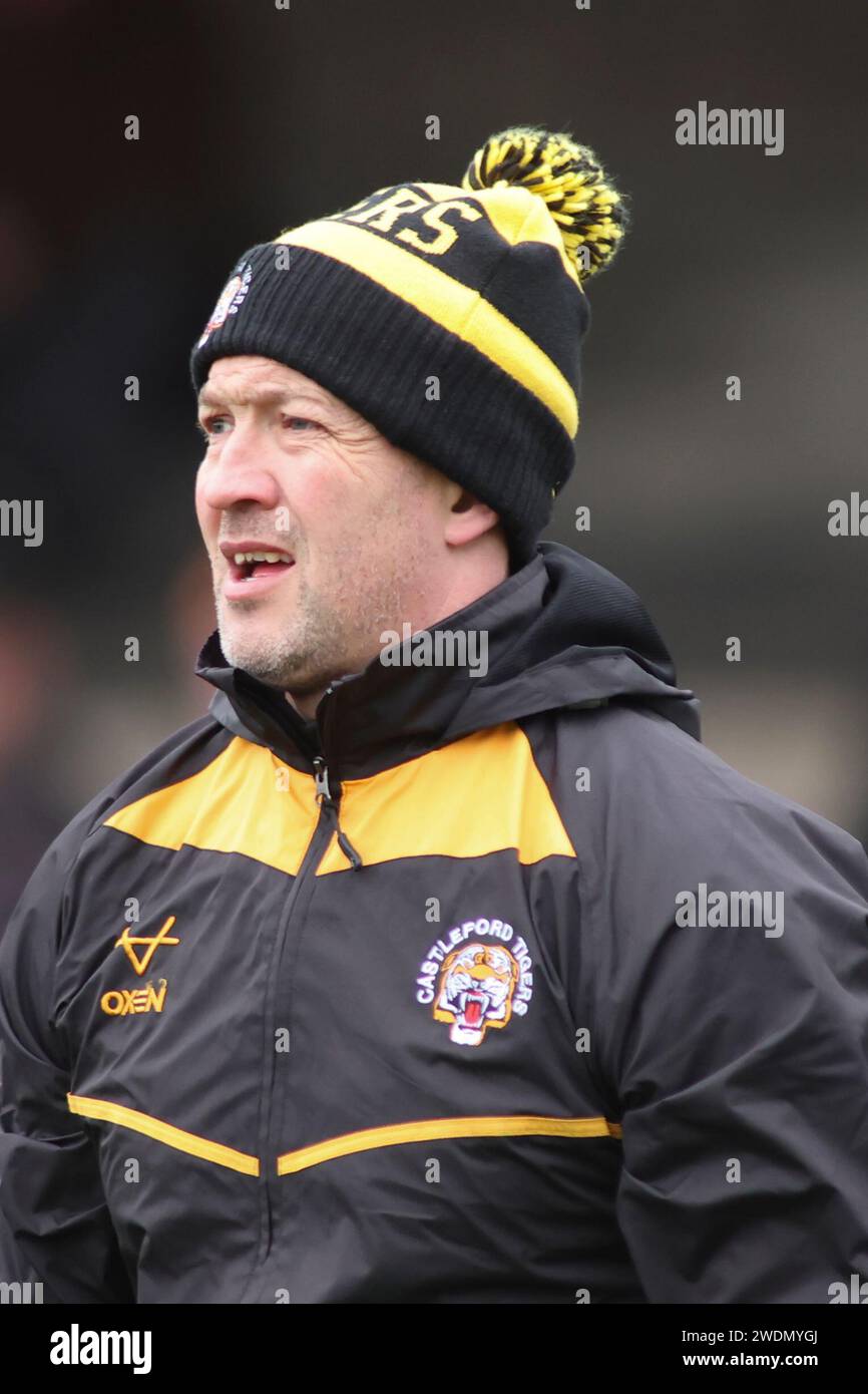 Castleford, UK. 21st Jan, 2024. Wheldon Road, Castleford, West