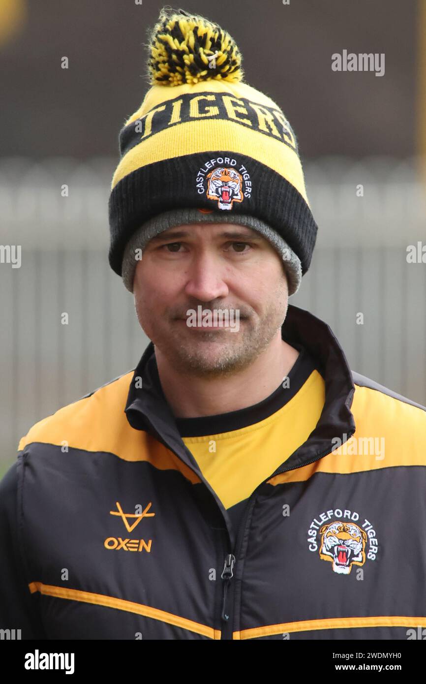 Castleford, UK. 21st Jan, 2024. Wheldon Road, Castleford, West