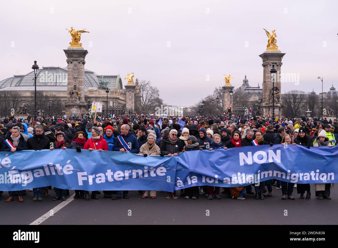 Paris, France. 21st Jan, 2024. © Julien Mattia/Le Pictorium/MAXPPP Paris 21/01/2024 la