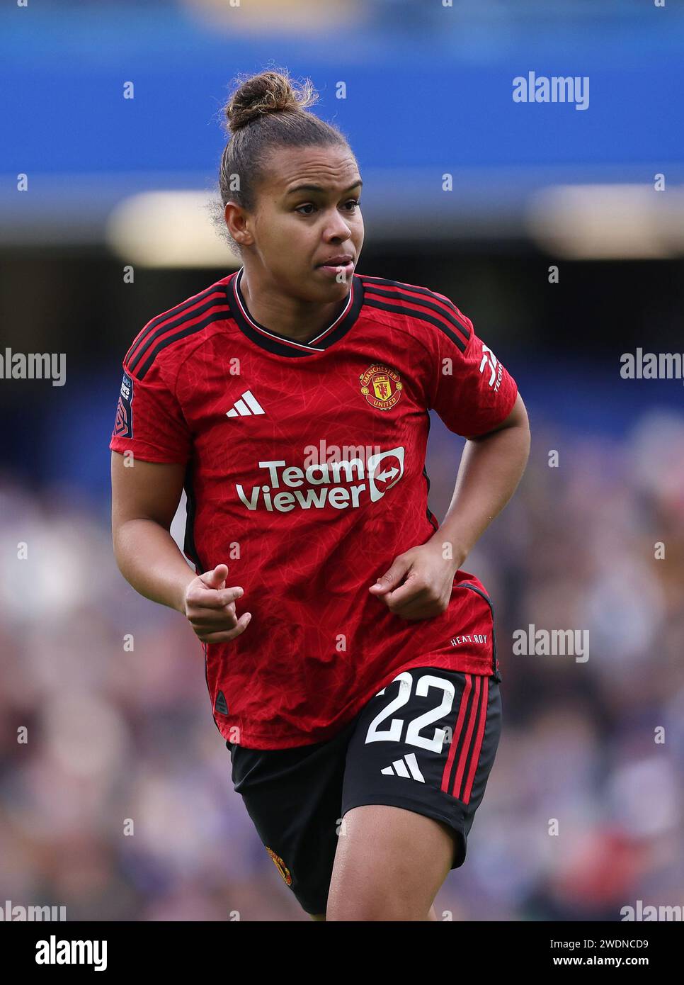 London, UK. 21st Jan, 2024. Nikita Parris of Manchester United during The FA Women's Super League match at Stamford Bridge, London. Picture credit should read: David Klein/Sportimage Credit: Sportimage Ltd/Alamy Live News Stock Photo
