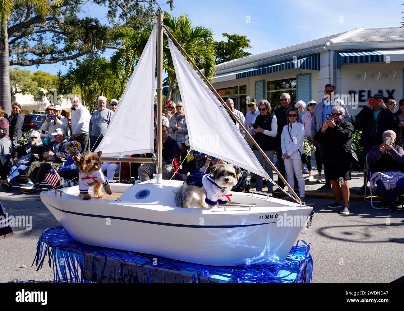 Naples, United States. 21st Jan, 2025. The Naples 15th Annual Pets on