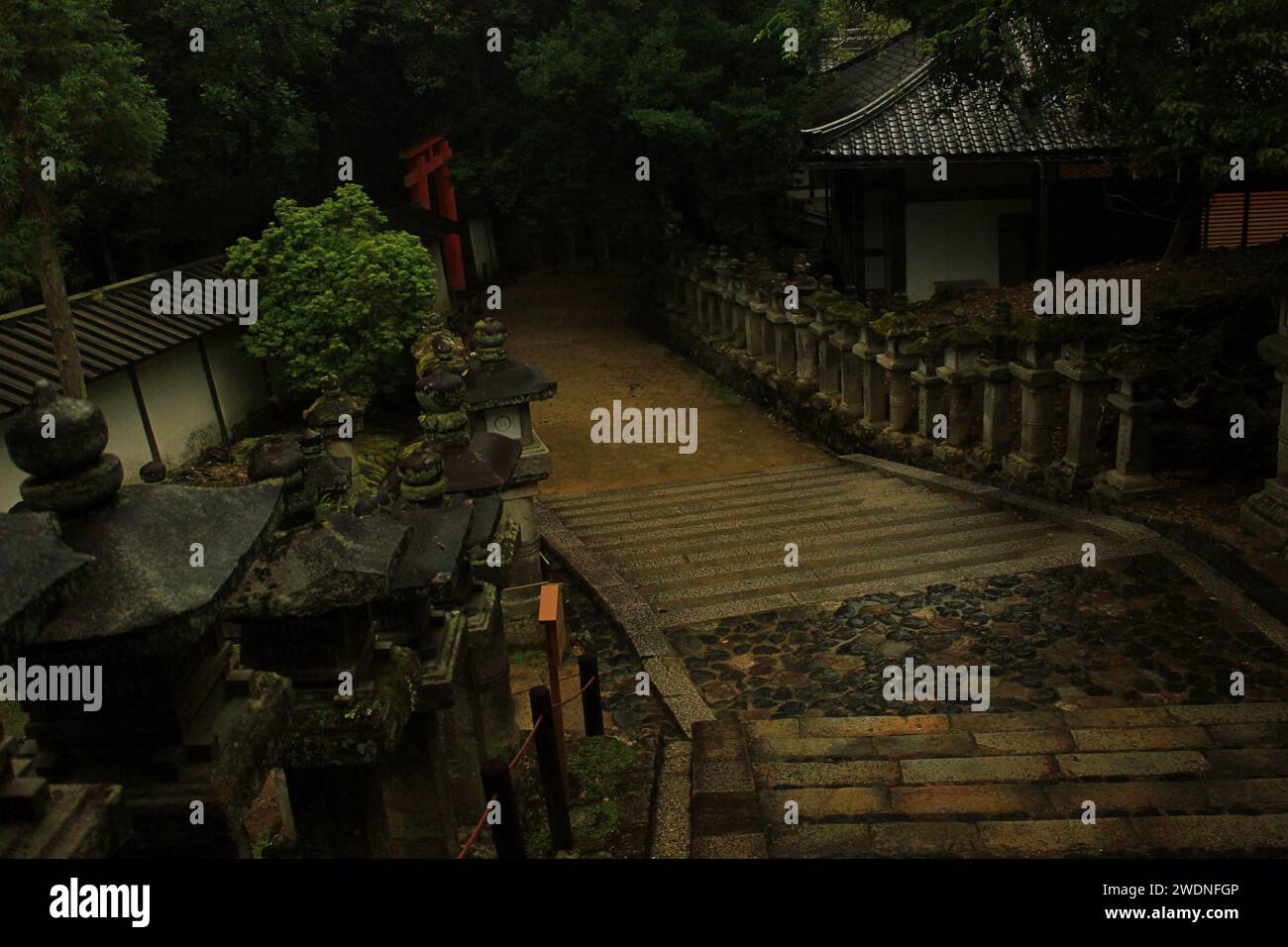 Okunoin Cemetery in Koyasan, Japan Stock Photo