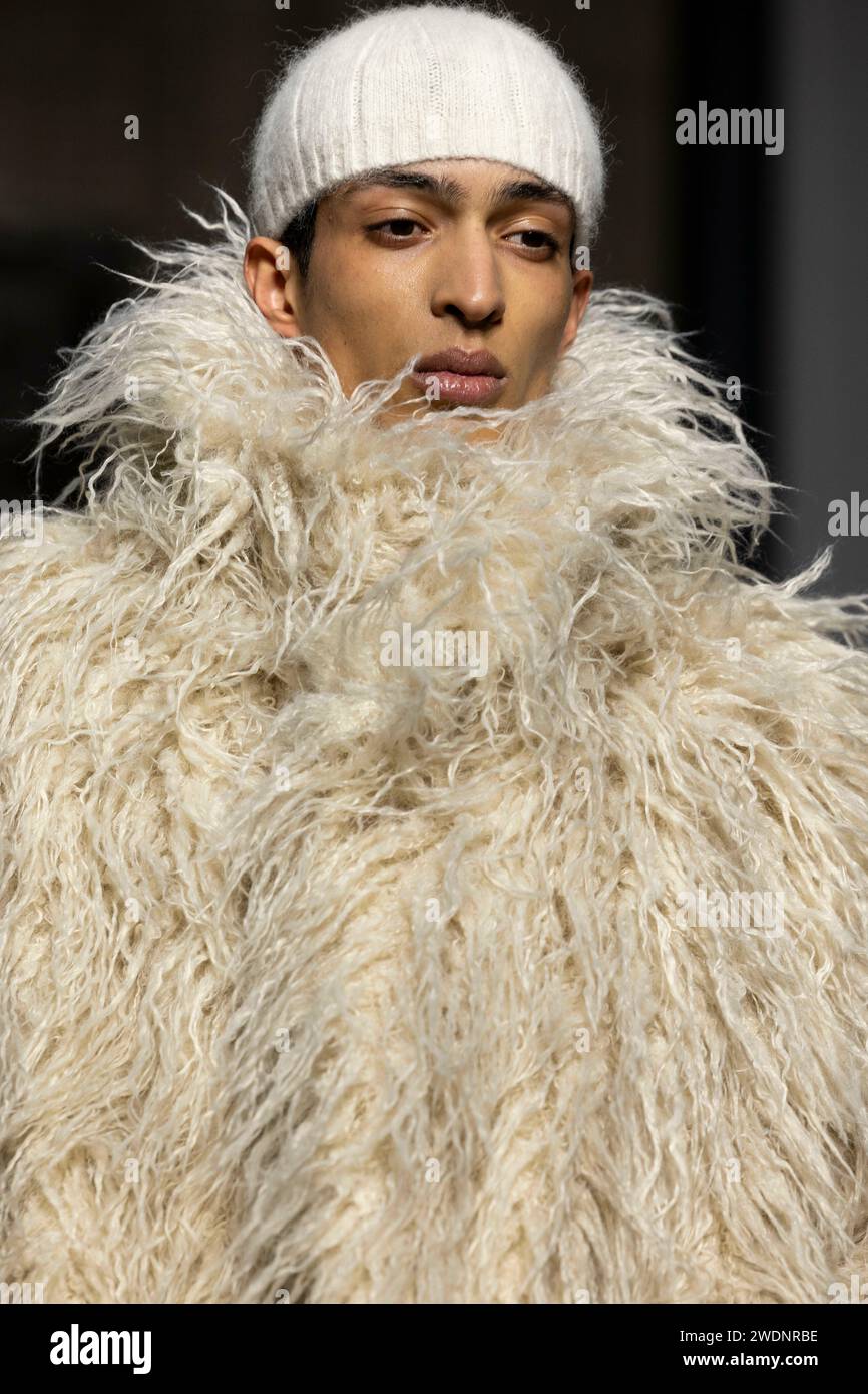 Paris, France. 21st Jan, 2024. GMBH Fall/Winter 20242025 Runway during