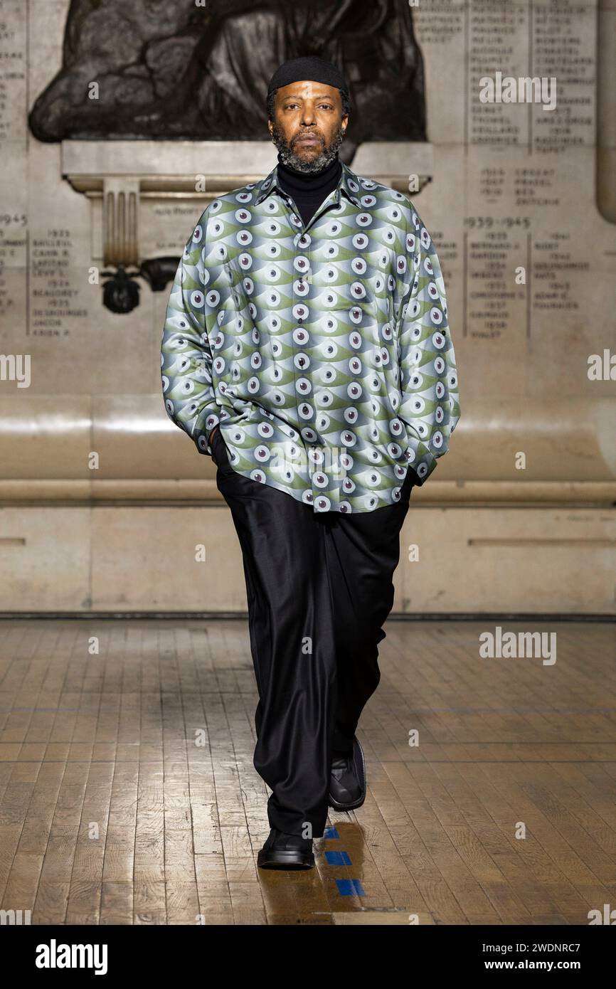 Paris France 21st Jan 2024 GMBH Fall Winter 2024 2025 Runway During   Paris France 21st Jan 2024 Gmbh Fallwinter 2024 2025 Runway During Paris Fashion Week Menswear On January 2024 Paris France 21012024 Credit Dpaalamy Live News 2WDNRC7 