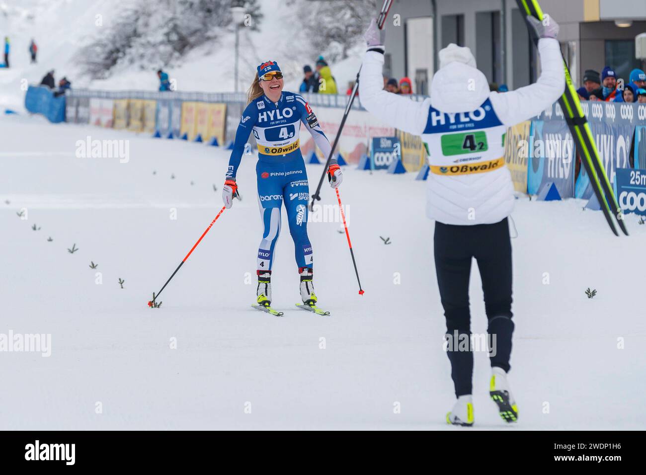 Oberhof, Deutschland. 21st Jan, 2024. Jasmi Joensuu (FIN, Finnland