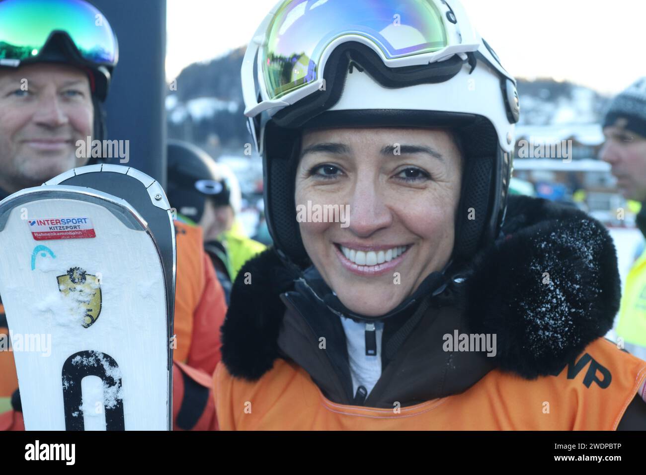KITZBUEHEL, Austria. , . Fabiana FLOSI - Ecclestone - Kitz CHARITY Event - the 'KitzCharityTrophy 2024' on the sidelines of the Men's Downhill event of FIS Alpine Skiing World Cup in Kitzbuehel, Austria on January 20, 2024. HAHNENKAMM-SKI ALPINE Men's downhill race weekend, - Hahnenkamm Rennen, fee liable image - Photo Credit: © Arthur THILL ATP images (THILL Arthur/ATP/SPP) Credit: SPP Sport Press Photo. /Alamy Live News Stock Photo