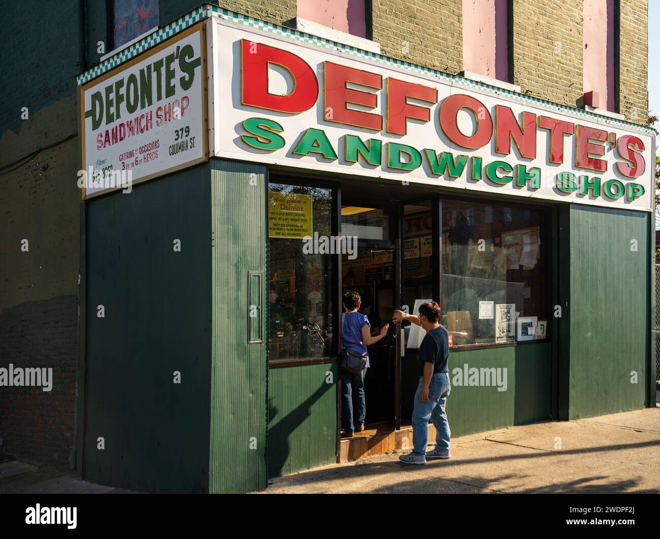 Defonte's sandwich shop in Redhook Brooklyn NYC Stock Photo